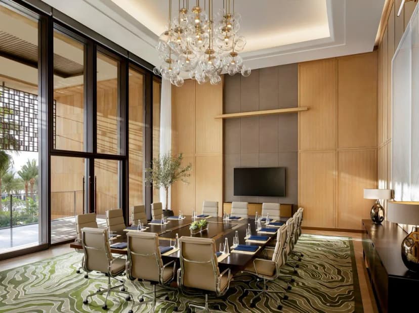 Executive meeting room at Atlantis The Royal in Dubai.