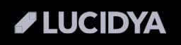Lucidya logo in grey.
