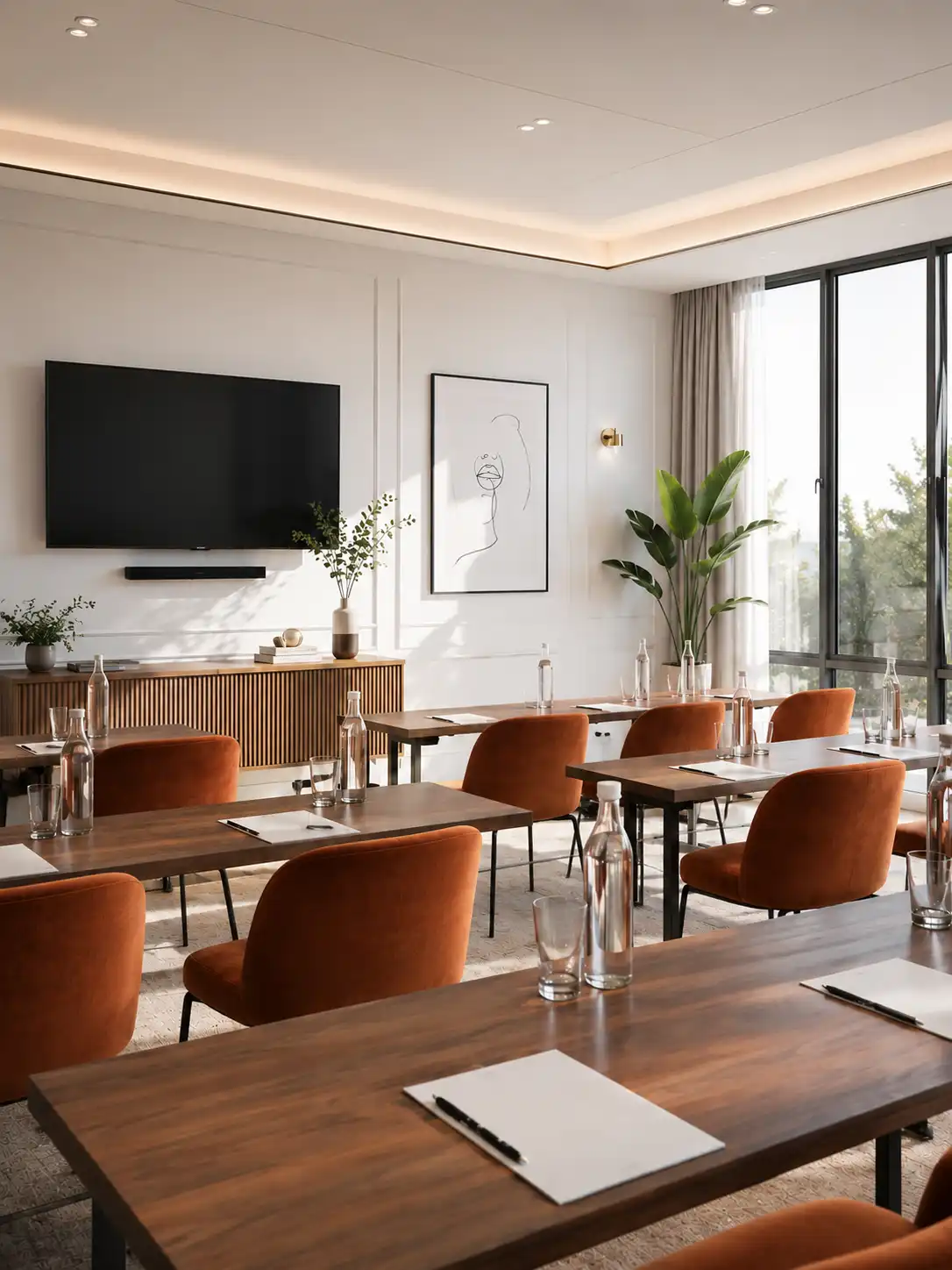 Salle de formation moderne et lumineuse pour entreprises